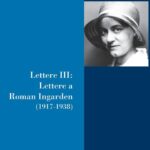 Novità editoriali – Lettere III. Lettere a Roman Ingarden – Edith Stein